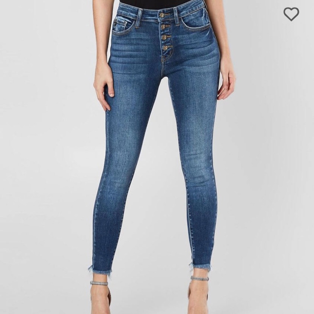 KanCan Signature High Rise Ankle Skinny Jeans-28